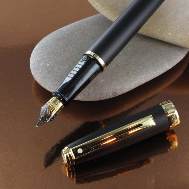 Stylo Plume Sheaffer® "Prélude" Satin Noir plume fine sur