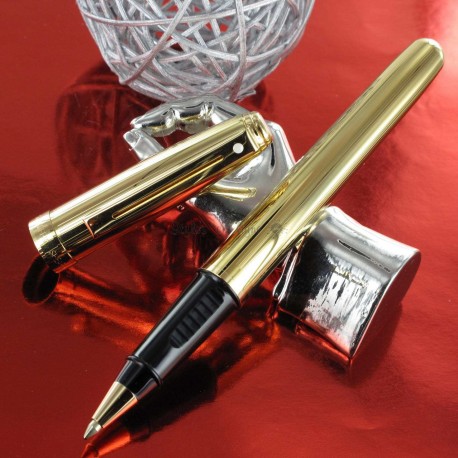 Stylo Roller Sheaffer® "Sagaris®" Métal Doré Fuselé Or Stylo Roller Sheaffer® "Sagaris®" Métal Doré Fuselé Or