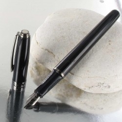 Stylo Plume Moyenne Sheaffer® "Prélude" Laqué Noir / Gun