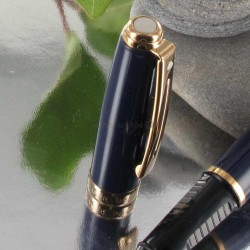 Stylo Roller Sheaffer® "Prélude" Laqué Bleu / Ton Or Rose