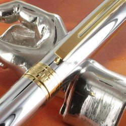 Stylo Bille Sheaffer® "Serie 300" Chrome et Doré