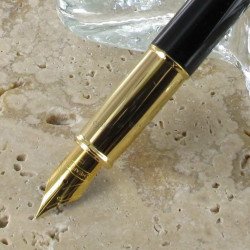 Stylo Plume Fine Sheaffer® "Serie 100" Laque Noire Doré