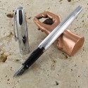 Stylo Plume Fine Sagaris Sheaffer® Acier Chrome Guilloché