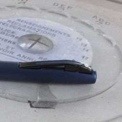Stylo Bille Sheaffer® Reminder Clip Bleu Mat