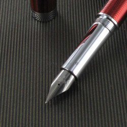 Stylo Plume Moyenne Sheaffer® "Intensity" Torsade Rouge