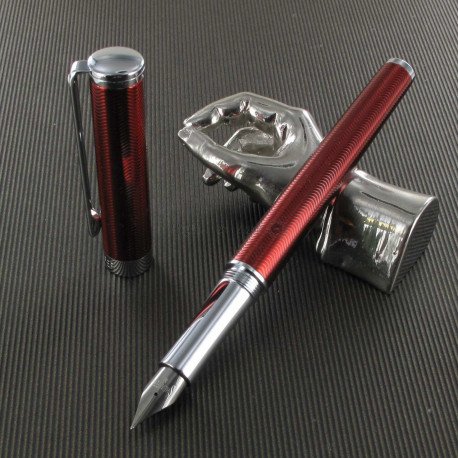 Stylo Plume Moyenne Sheaffer® "Intensity" Torsade Rouge