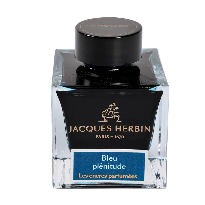 Flacon d'encre parfumée 50 ml J. Herbin® Prestige Bleu Plénitude Flacon d'encre parfumée 50 ml J. Herbin® Prestige Bleu Plénitude