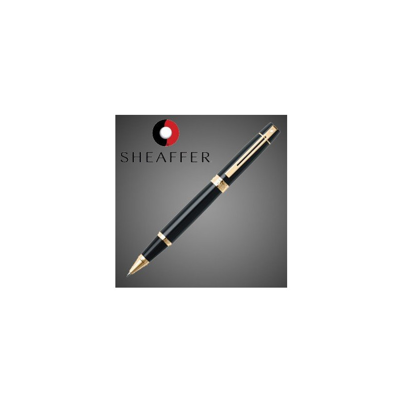 Stylo Roller Sheaffer® Noir et Doré "Series 300"