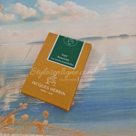 Cartouches d'encre - Vert Amazone - Jacques Herbin