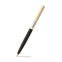 Stylo Bille SAGARIS Noir+attribut Chrome/doré Sheaffer®