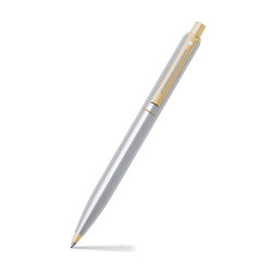 Stylo Bille SENTINEL Chrome+attribut doré Sheaffer®