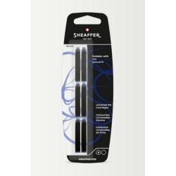 Cartouches Noires QUE POUR STYLO VFM Blister de 6 Sheaffer®