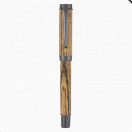 Stylo roller Kingston en bois de bocote – vue fermée