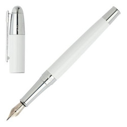 Détail capuchon stylo plume Festina Classicals blanc chrome