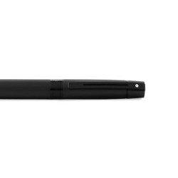 Détail clip stylo bille Sheaffer 300 noir