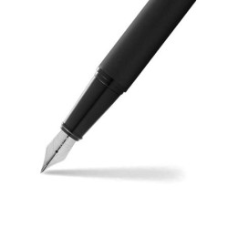 Détail pointe stylo bille Sheaffer 300 noir chrome