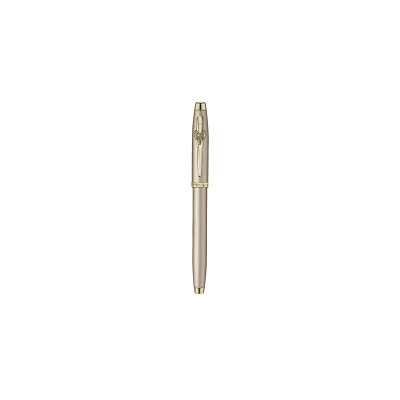 Stylo plume Sheaffer Paris motif fleur fermé