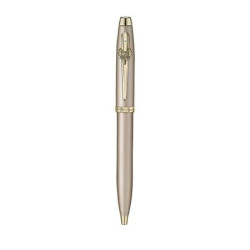 Vue de face du stylo bille Sheaffer Paris doré