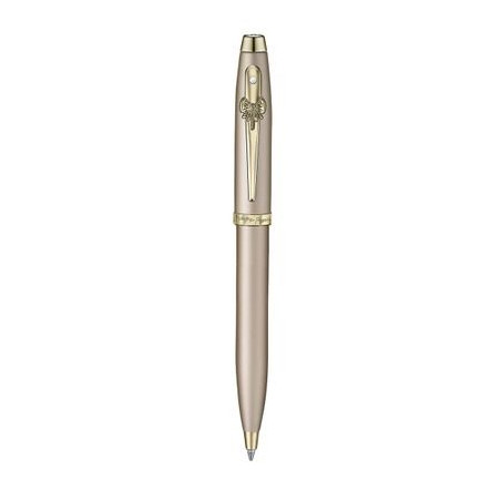Vue de profil du stylo bille Sheaffer Paris doré