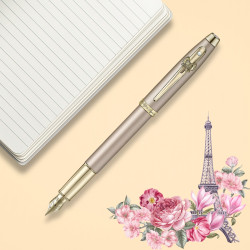 Stylo Plume (M) 100 "Emily in Paris" -  Champagne - Sheaffer® en situation