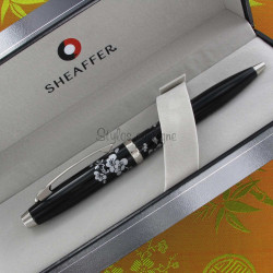 Stylo bille Sheaffer® Noir et Fleurs de Prunier